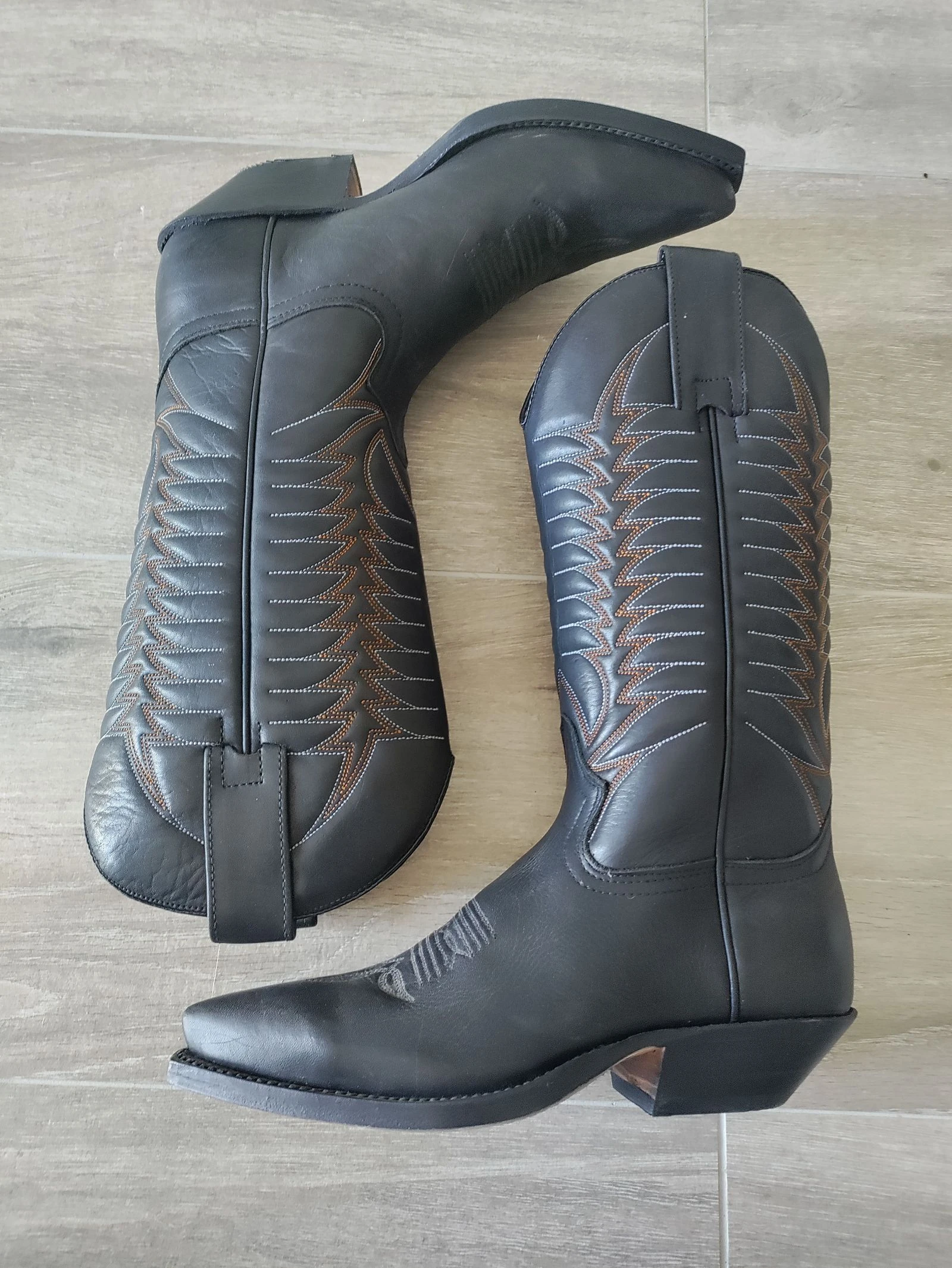 Mosquito Boots cowboy negras piel – Eu 36 – Nuevas sin estrenar